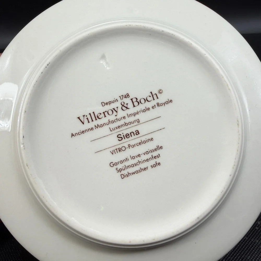 Villeroy & Boch Siena Marble Pattern‎ Vitro Porcelaine Bowls Set of 2 Luxembourg